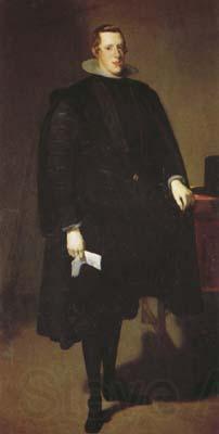 Diego Velazquez Philip IV,Standing (df01) Spain oil painting art